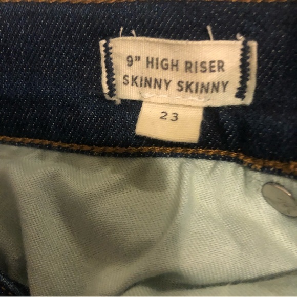 MADEWELL 9 HIGH RISER SKINNY SKINNY DENIM JEANS SIZE(23) - Picture 10 of 15
